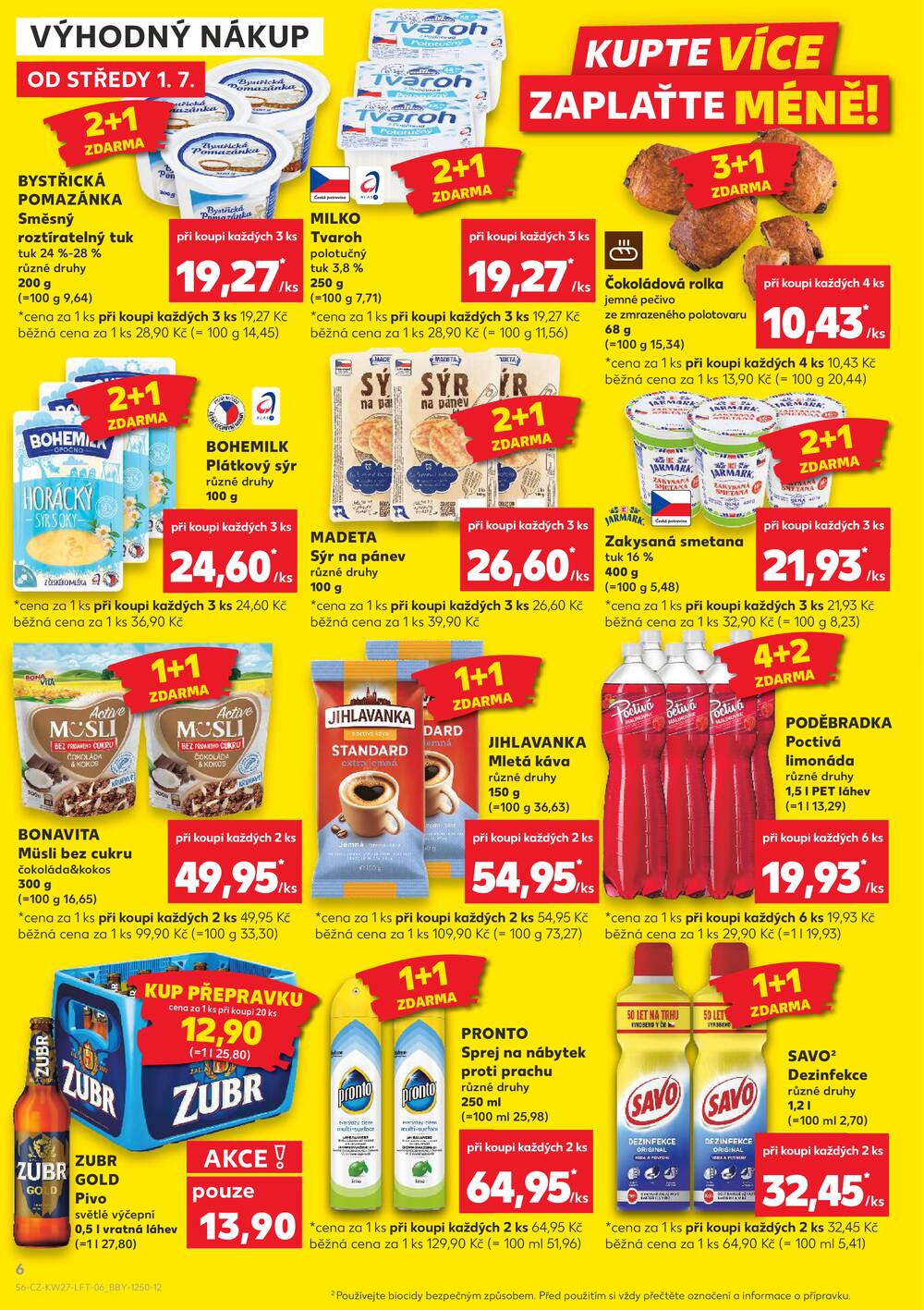 Kaufland 1.7. - 7.7. - Kaufland - Most