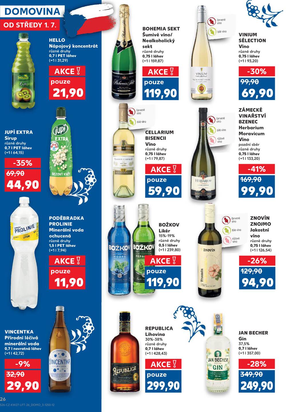 Kaufland 1.7. - 7.7. - Kaufland - Most
