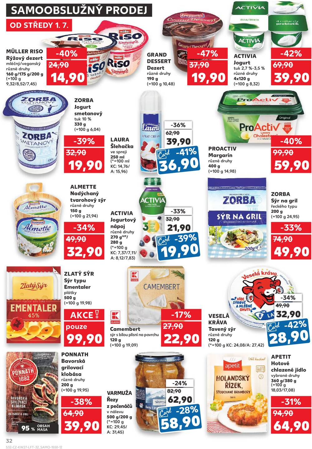 Kaufland 1.7. - 7.7. - Kaufland - Most