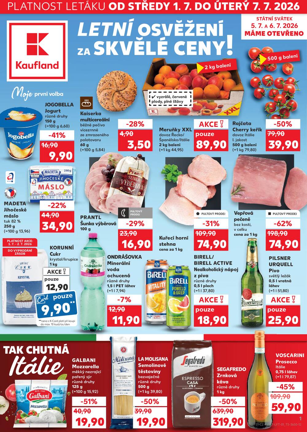 Leták Kaufland - Kaufland 1.7. - 7.7. - Kaufland - Šternberk - strana 1 Leták Kaufland - Kaufland 1.7. - 7.7. - Kaufland - Šternberk - strana 1