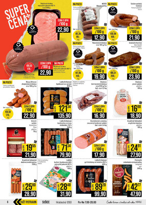 JIP Cash & Carry České Budějovice, Most, Náchod, Polička, Sušice a Svoboda nad Úpou od 1.7. do 7.7.2026