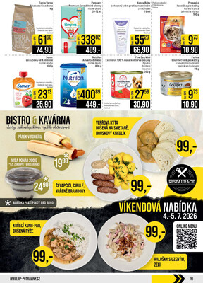 JIP Cash & Carry České Budějovice, Most, Náchod, Polička, Sušice a Svoboda nad Úpou od 1.7. do 7.7.2026