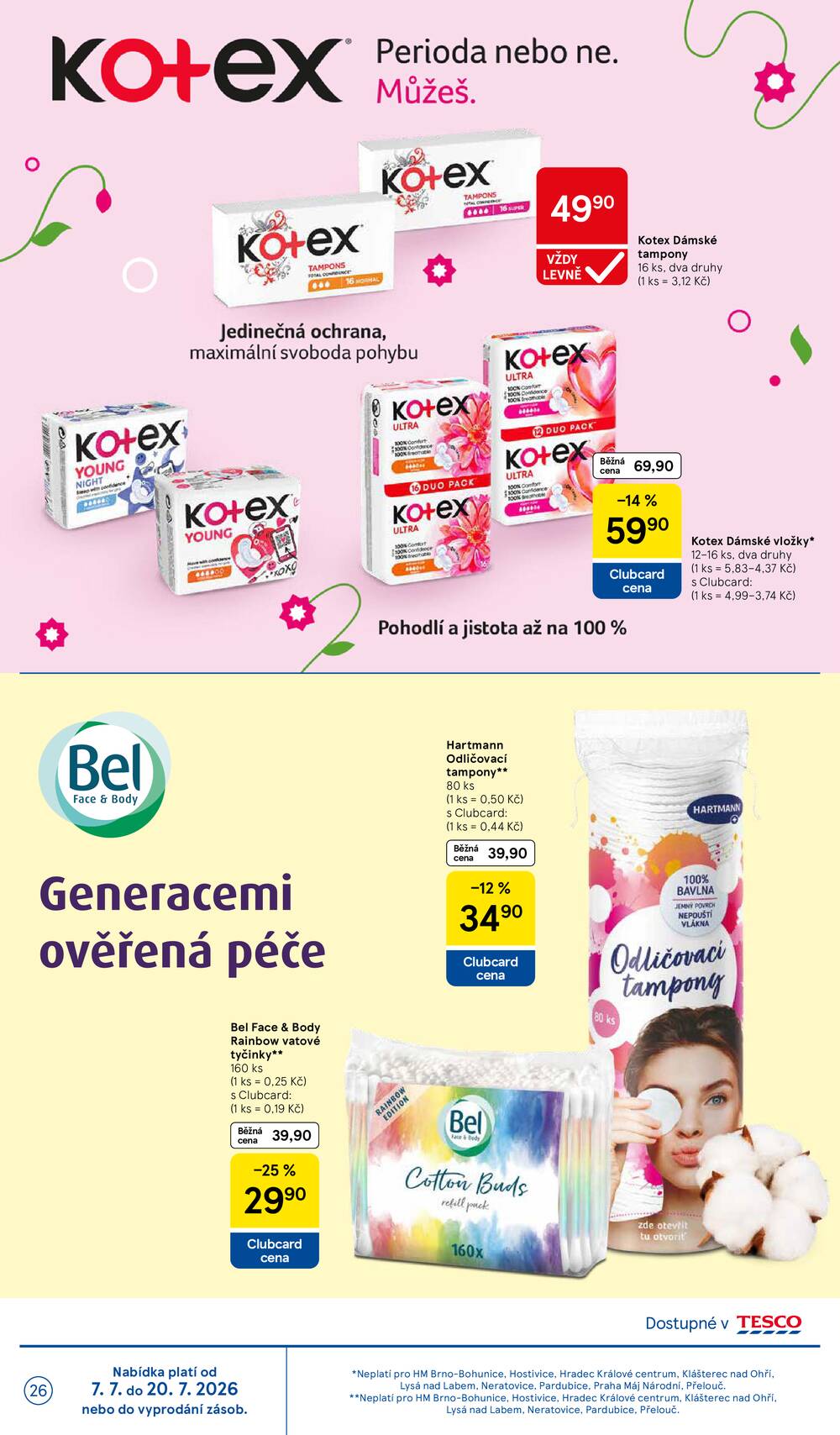 Leták Tesco - Tesco malé hypermarkety katalog značky od 8.7. do 4.8.2026 - strana 26