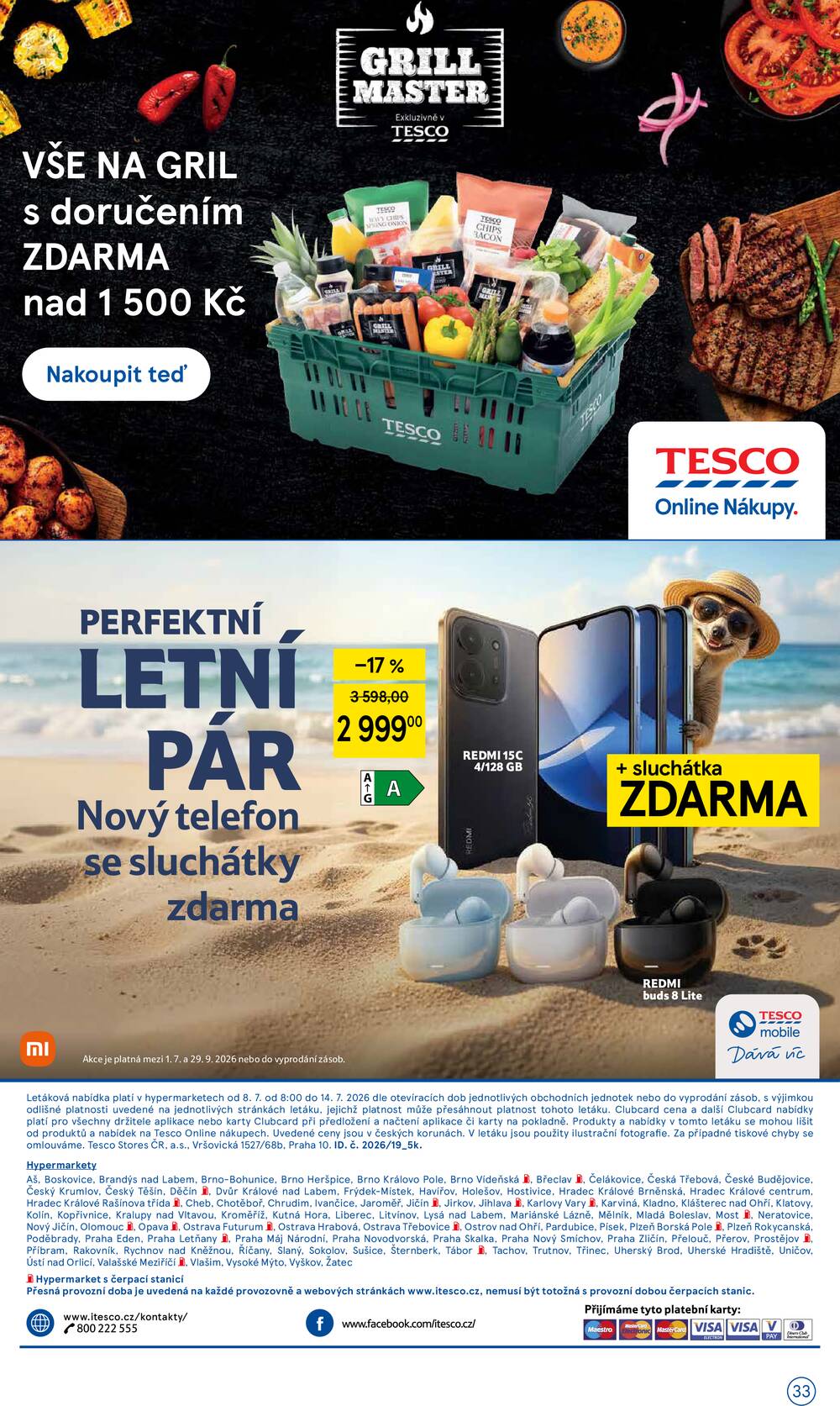Leták Tesco - Tesco malé hypermarkety od 8.7. do 14.7.2026 - strana 33