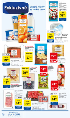 Tesco malé hypermarkety od 8.7. do 14.7.2026