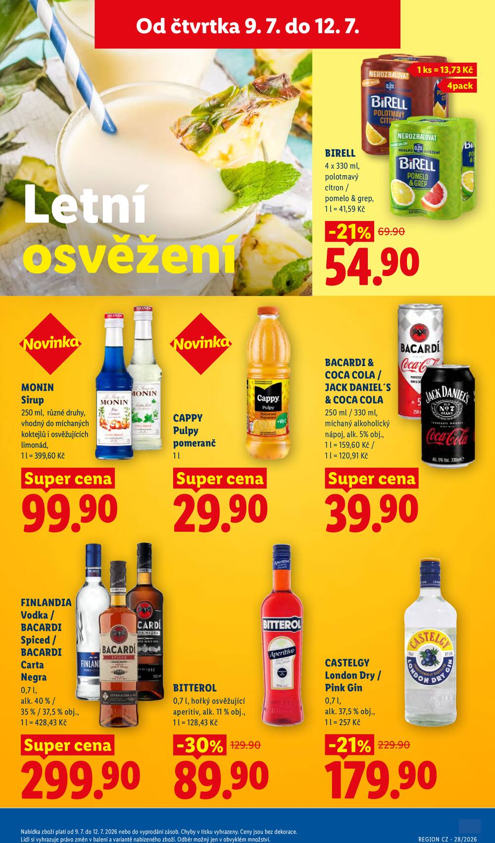 Lidl Čtvrtek od 9.7. do 12.7.2026