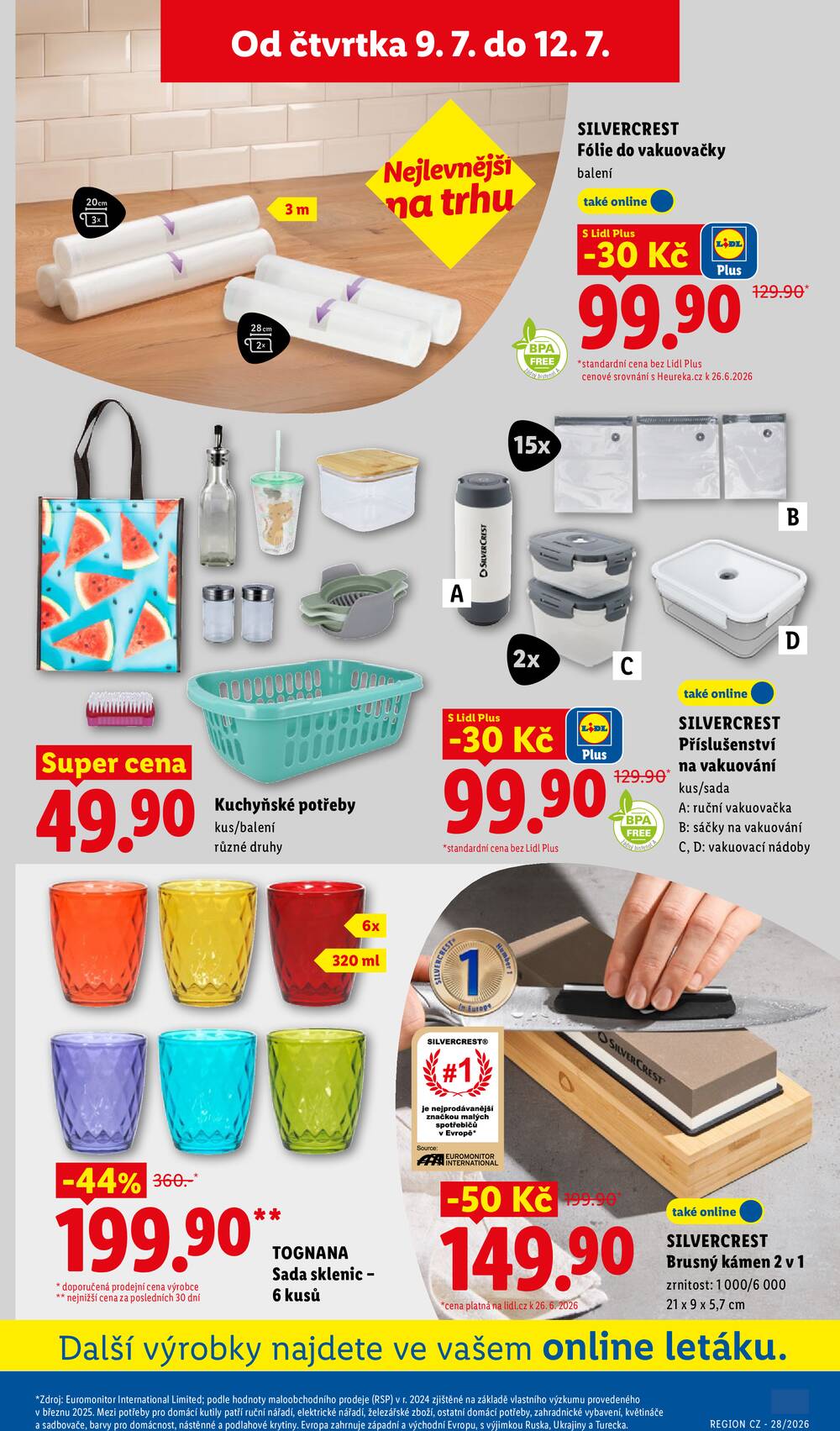 Lidl Čtvrtek od 9.7. do 12.7.2026