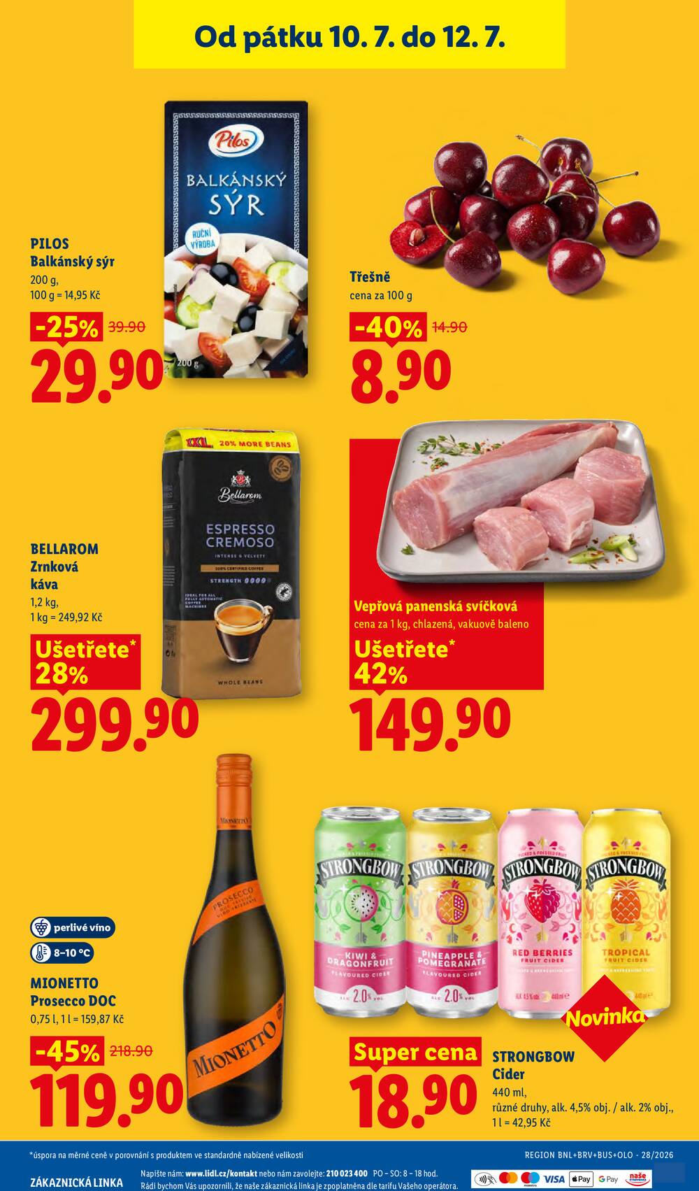 Lidl Čtvrtek od 9.7. do 12.7.2026