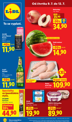 leták Lidl