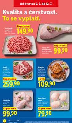 Lidl Čtvrtek od 9.7. do 12.7.2026
