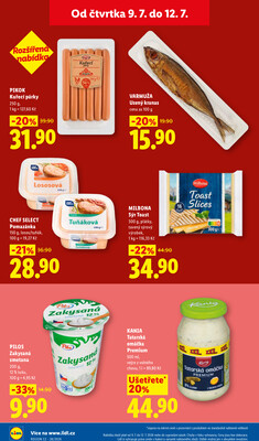 Lidl Čtvrtek od 9.7. do 12.7.2026