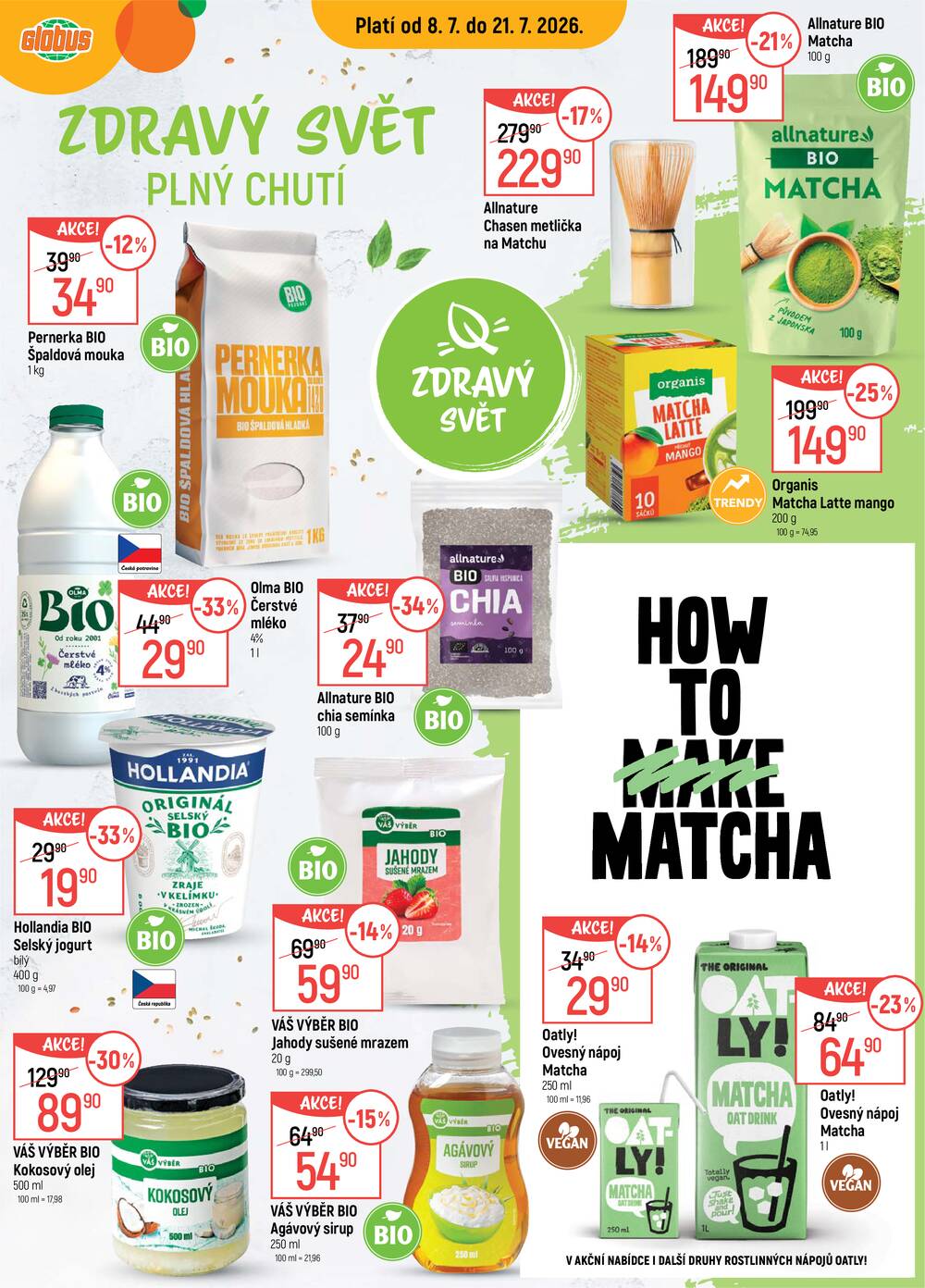 Akční leták Globus 8.7. - 14.7.2026 - Globus Praha - Zličín