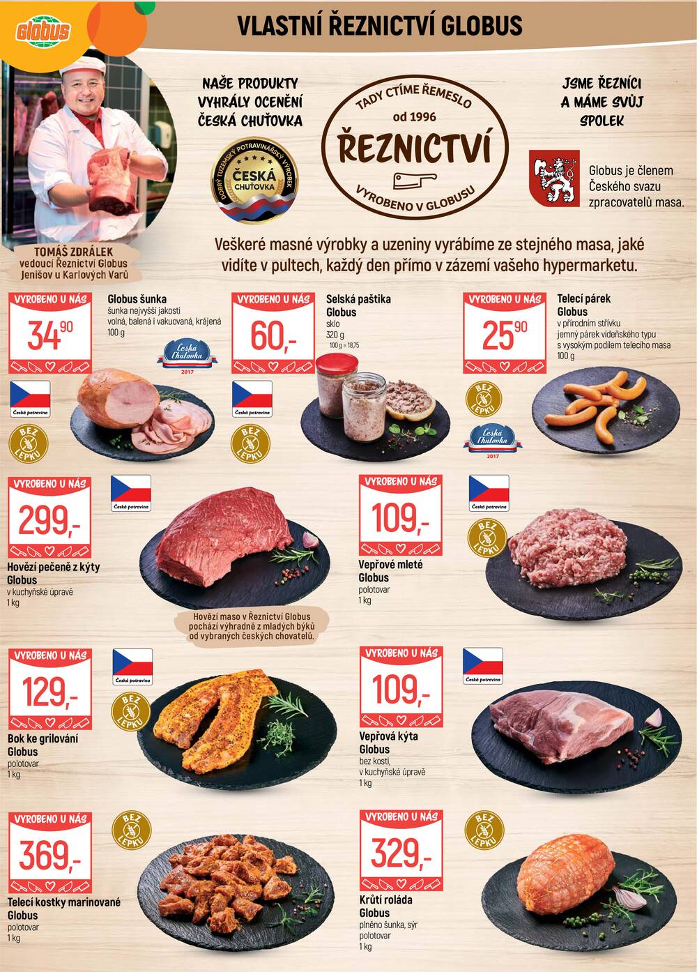 Leták Globus - Akční leták Globus 8.7. - 14.7.2026 - Globus Jenišov u Karlových Varů - strana 5