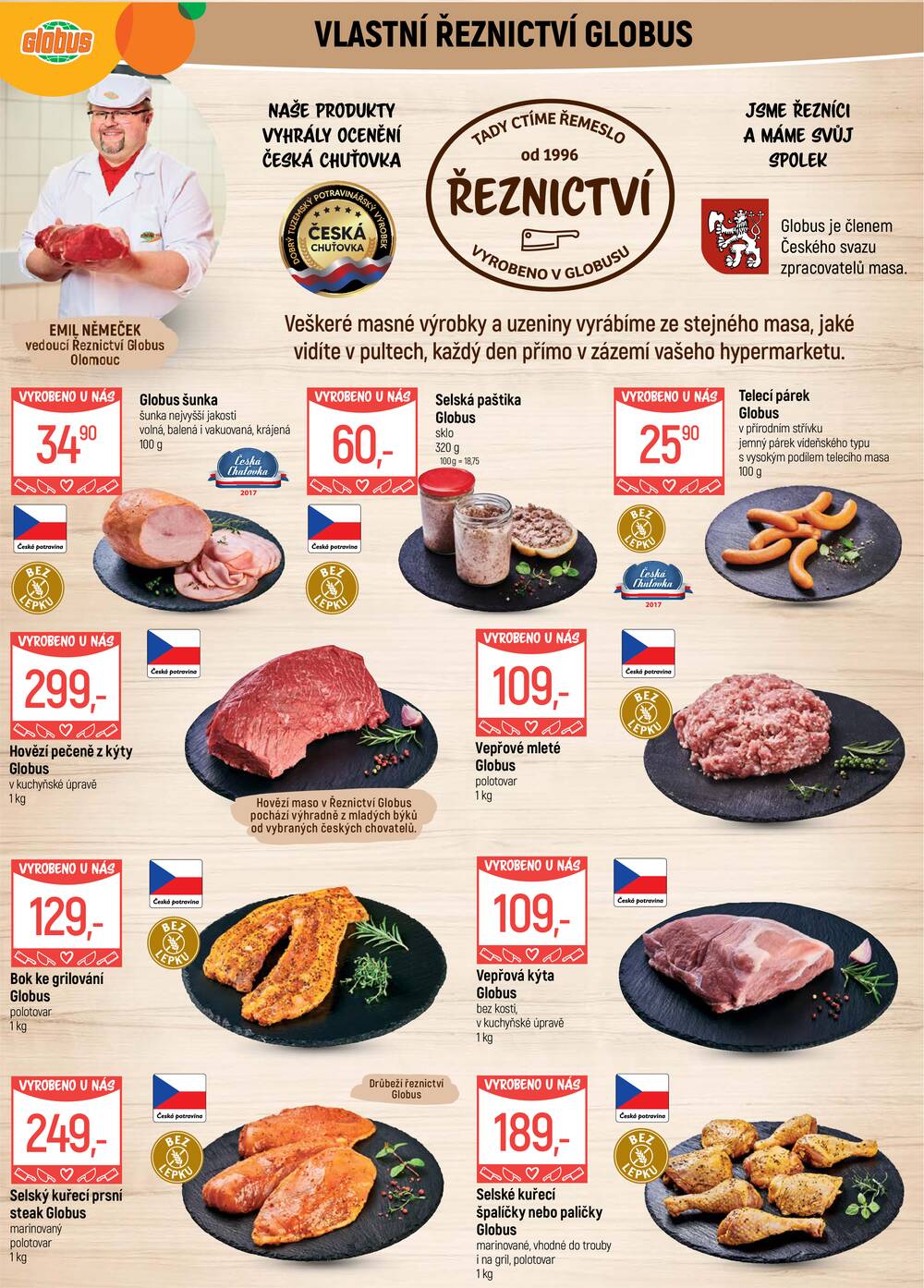 Akční leták Globus 8.7. - 14.7.2026 - Globus Olomouc