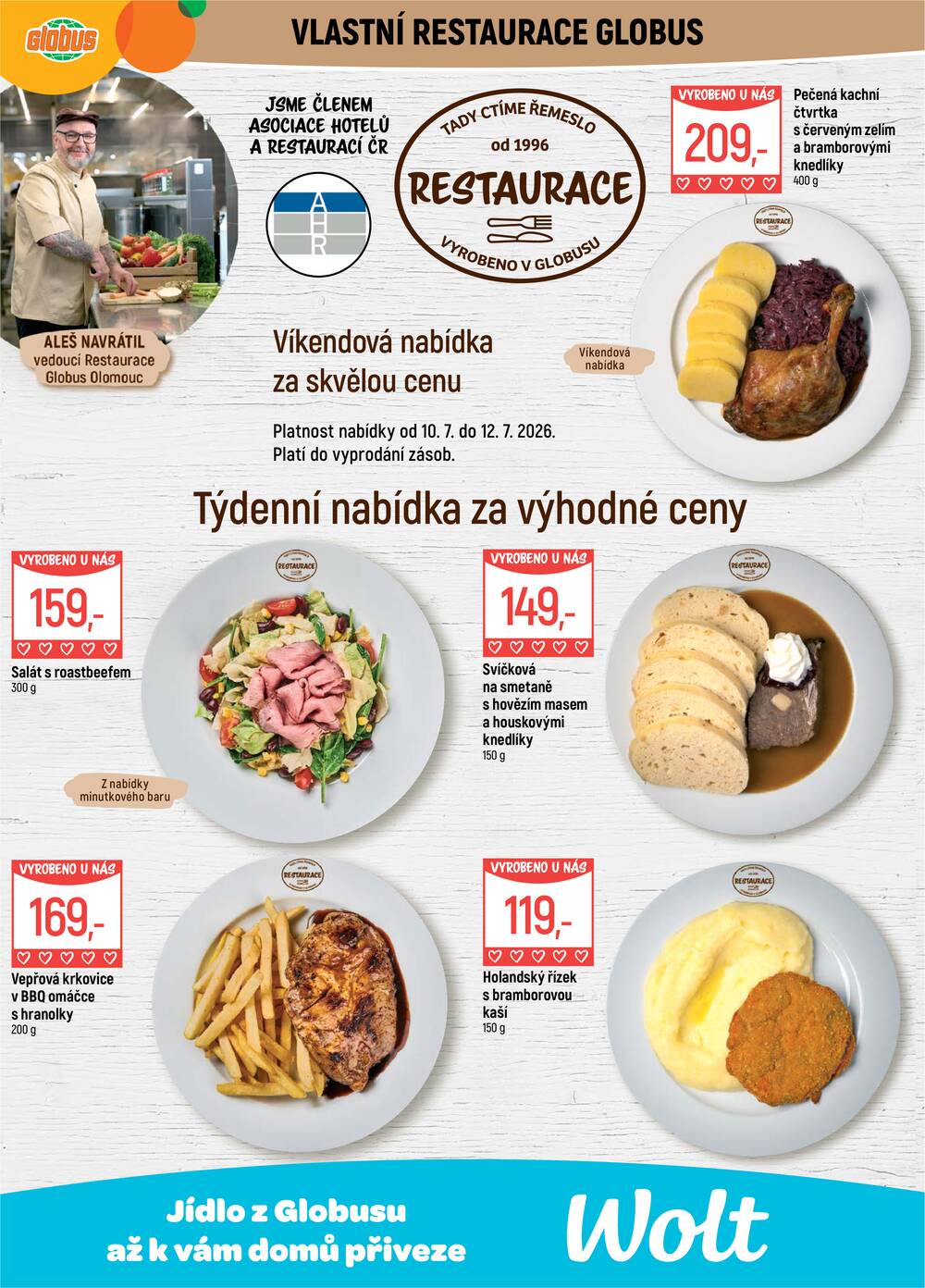 Akční leták Globus 8.7. - 14.7.2026 - Globus Olomouc