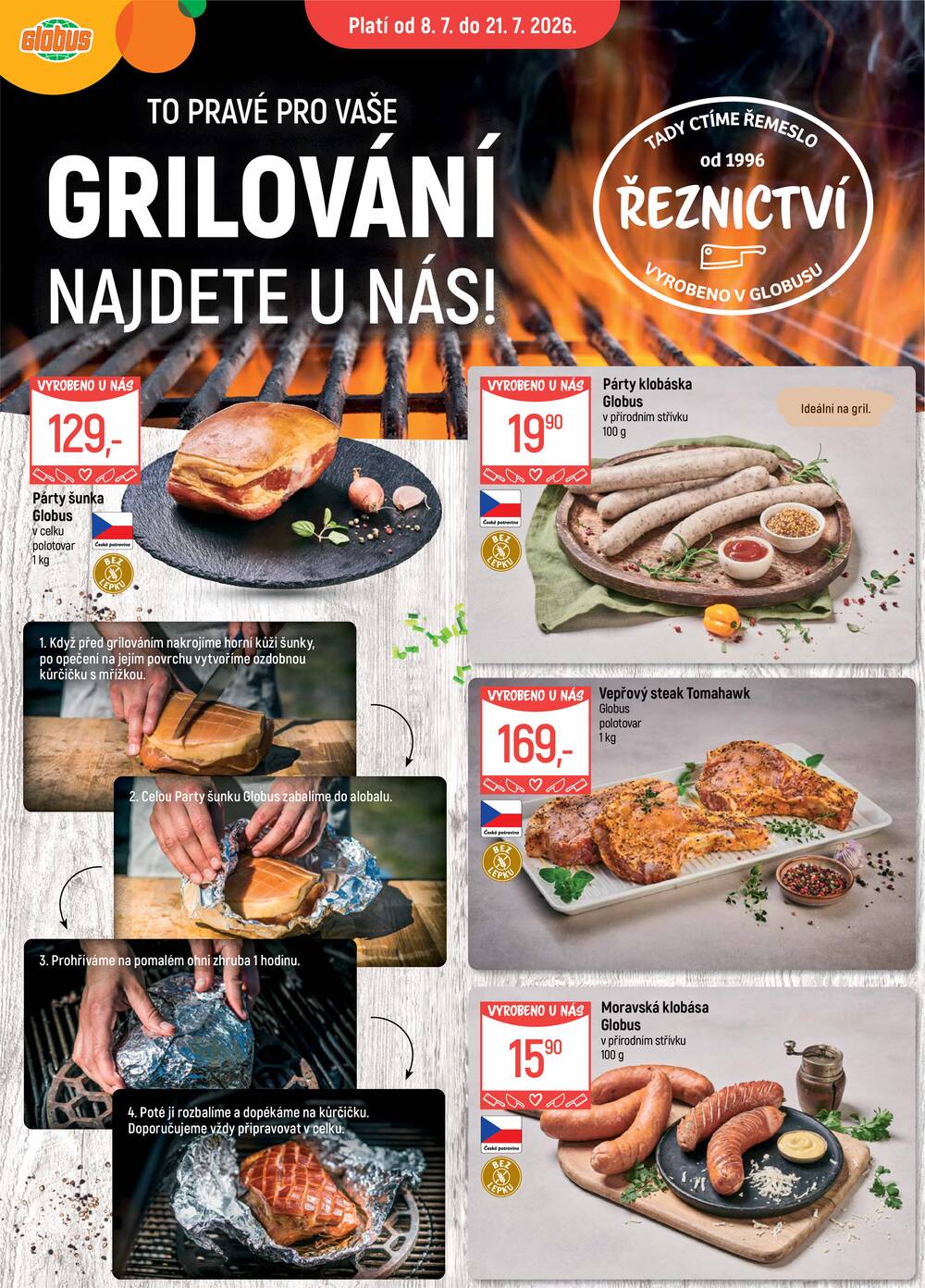 Akční leták Globus 8.7. - 14.7.2026 - Globus Olomouc