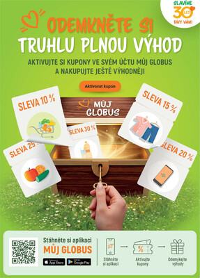 Leták Akční leták Globus 8.7. - 14.7.2026 - Globus Chotíkov u Plzně