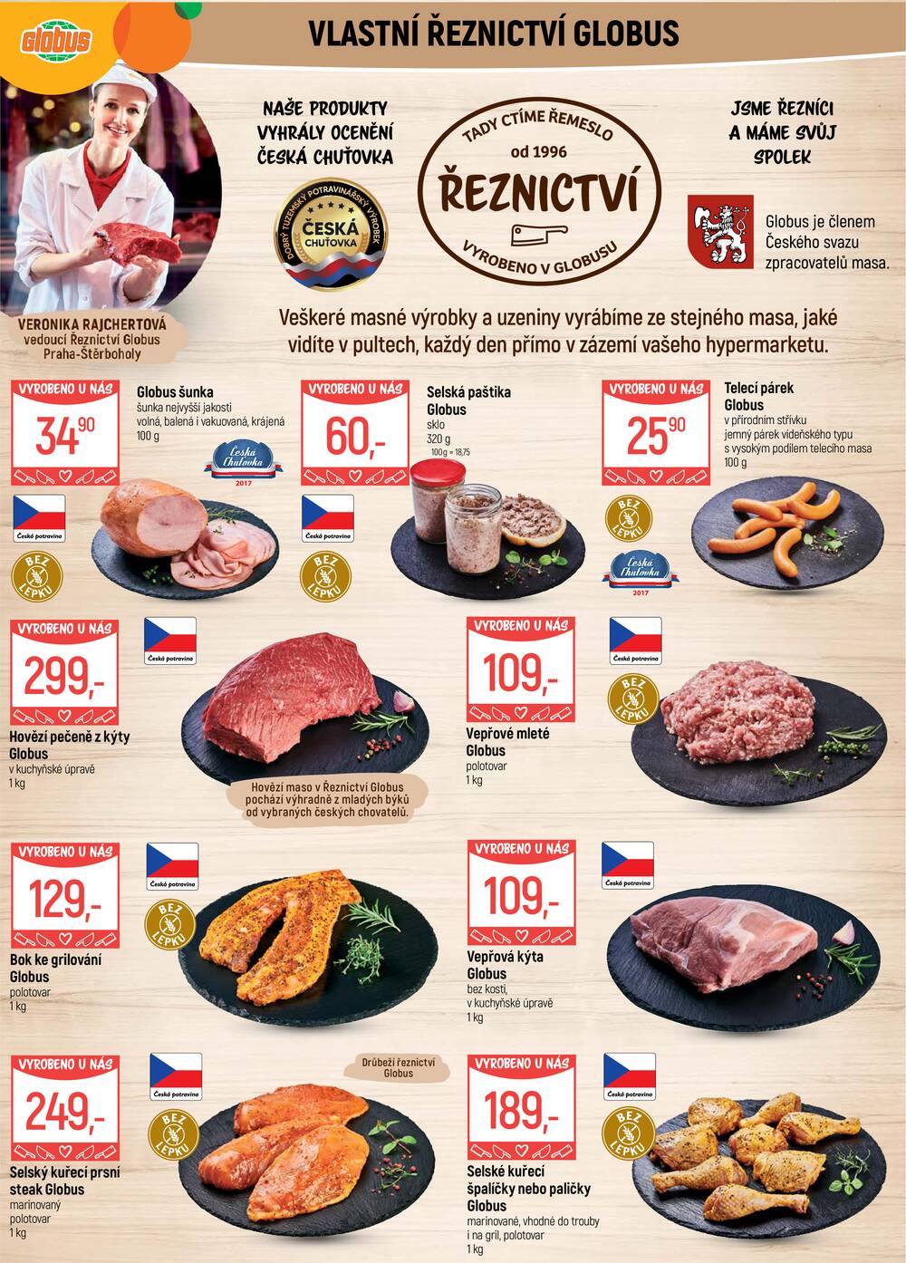 Akční leták Globus 8.7. - 14.7.2026 - Globus Praha - Štěrboholy