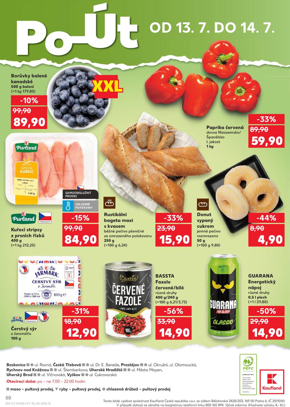 Kaufland 8.7. - 14.7. - Kaufland - Prostějov (Olomoucká)