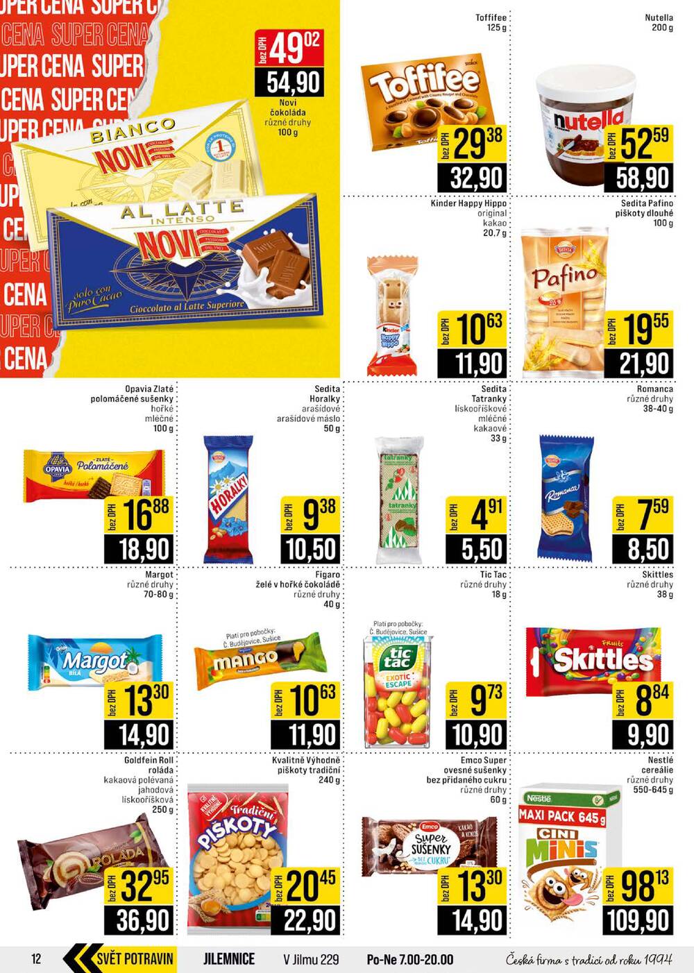 Leták JIP - JIP Cash & Carry České Budějovice, Most, Náchod, Polička, Sušice a Svoboda nad Úpou od 8.7. do 14.7.2026 - strana 12 Leták JIP - JIP Cash & Carry České Budějovice, Most, Náchod, Polička, Sušice a Svoboda nad Úpou od 8.7. do 14.7.2026 - strana 12