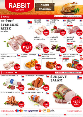 RABBIT řeznictví : 2 letáky