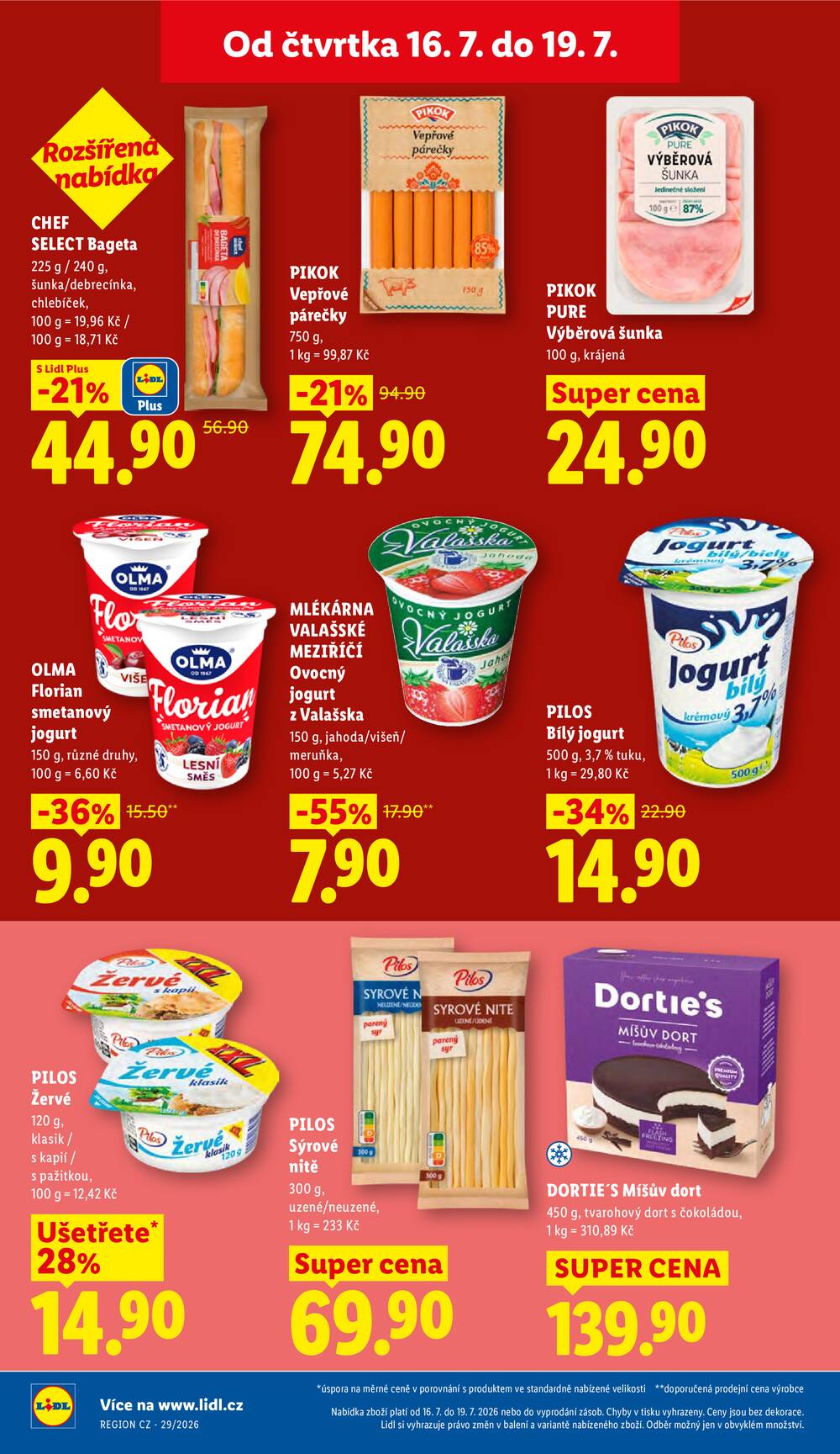 Lidl Čtvrtek od 16.7. do 19.7.2026
