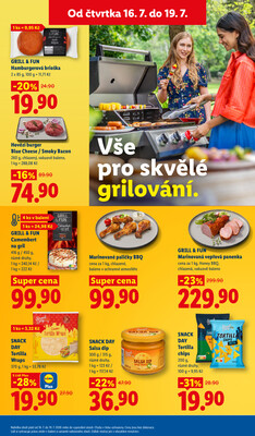 Lidl Čtvrtek od 16.7. do 19.7.2026