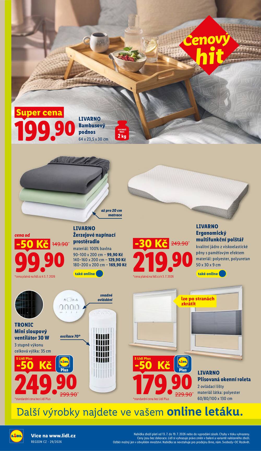 Leták Lidl - Lidl Spotřební zboží 13.7. - 19.7. - strana 4 Leták Lidl - Lidl Spotřební zboží 13.7. - 19.7. - strana 4