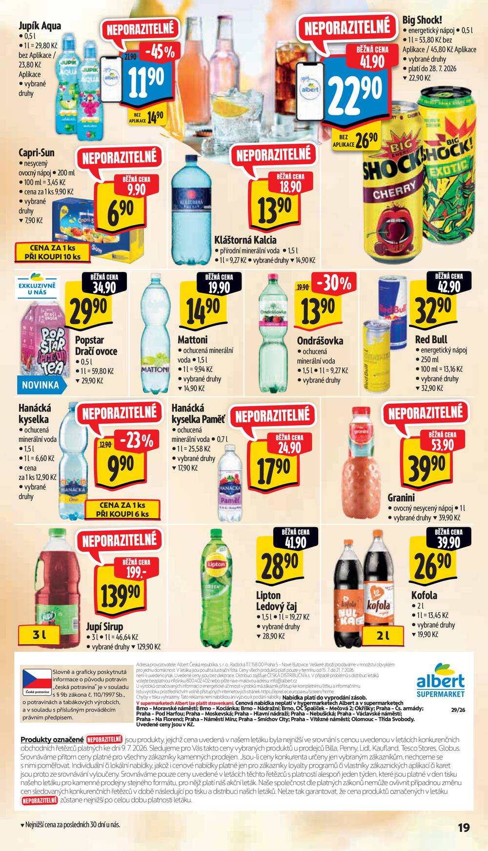Leták Albert - Albert Supermarket od 15.7. do 21.7.2026 - strana 23 Leták Albert - Albert Supermarket od 15.7. do 21.7.2026 - strana 23