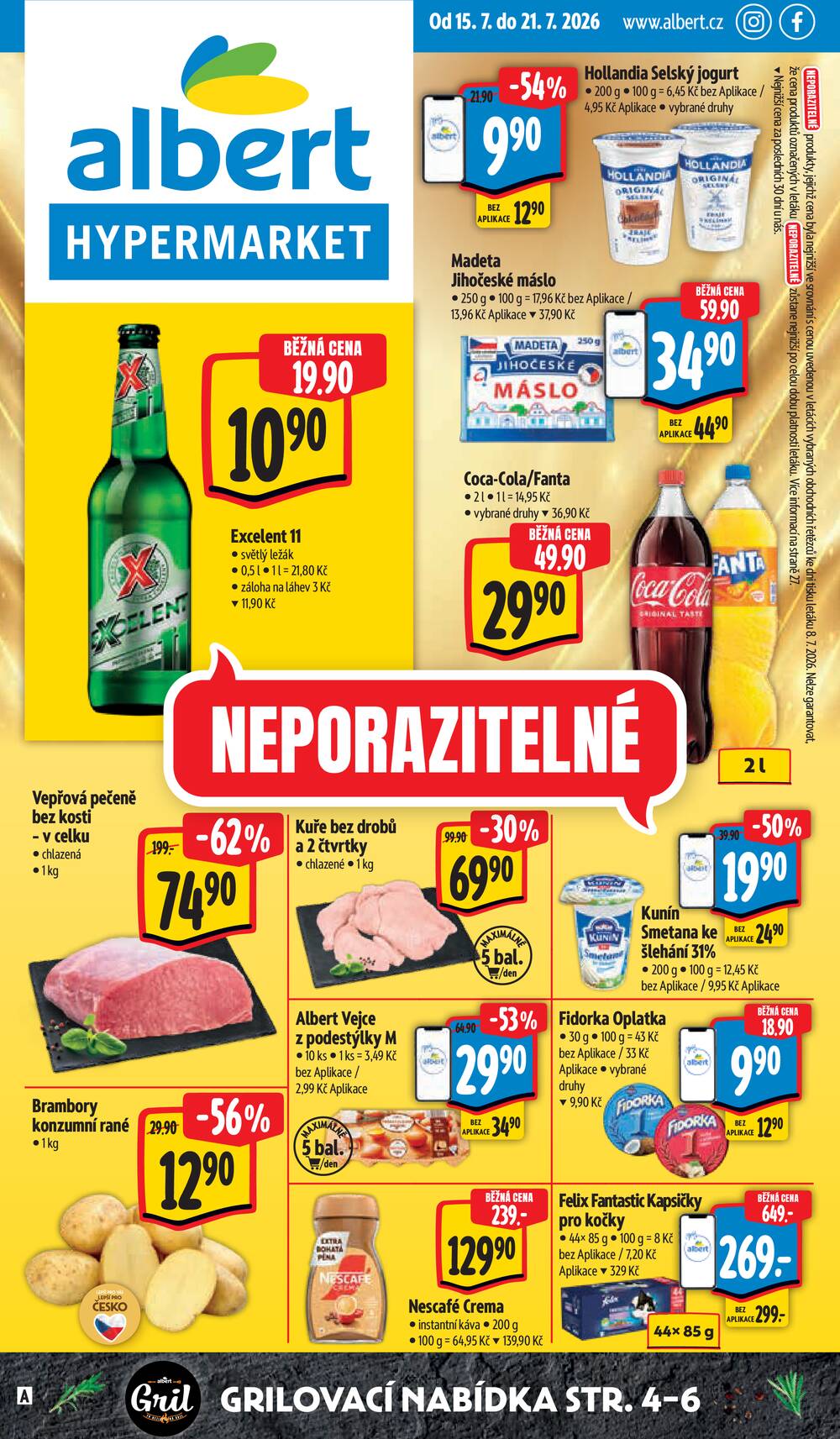 Leták Albert - Albert Hypermarket od 15.7. do 21.7.2026 - strana 1 Leták Albert - Albert Hypermarket od 15.7. do 21.7.2026 - strana 1
