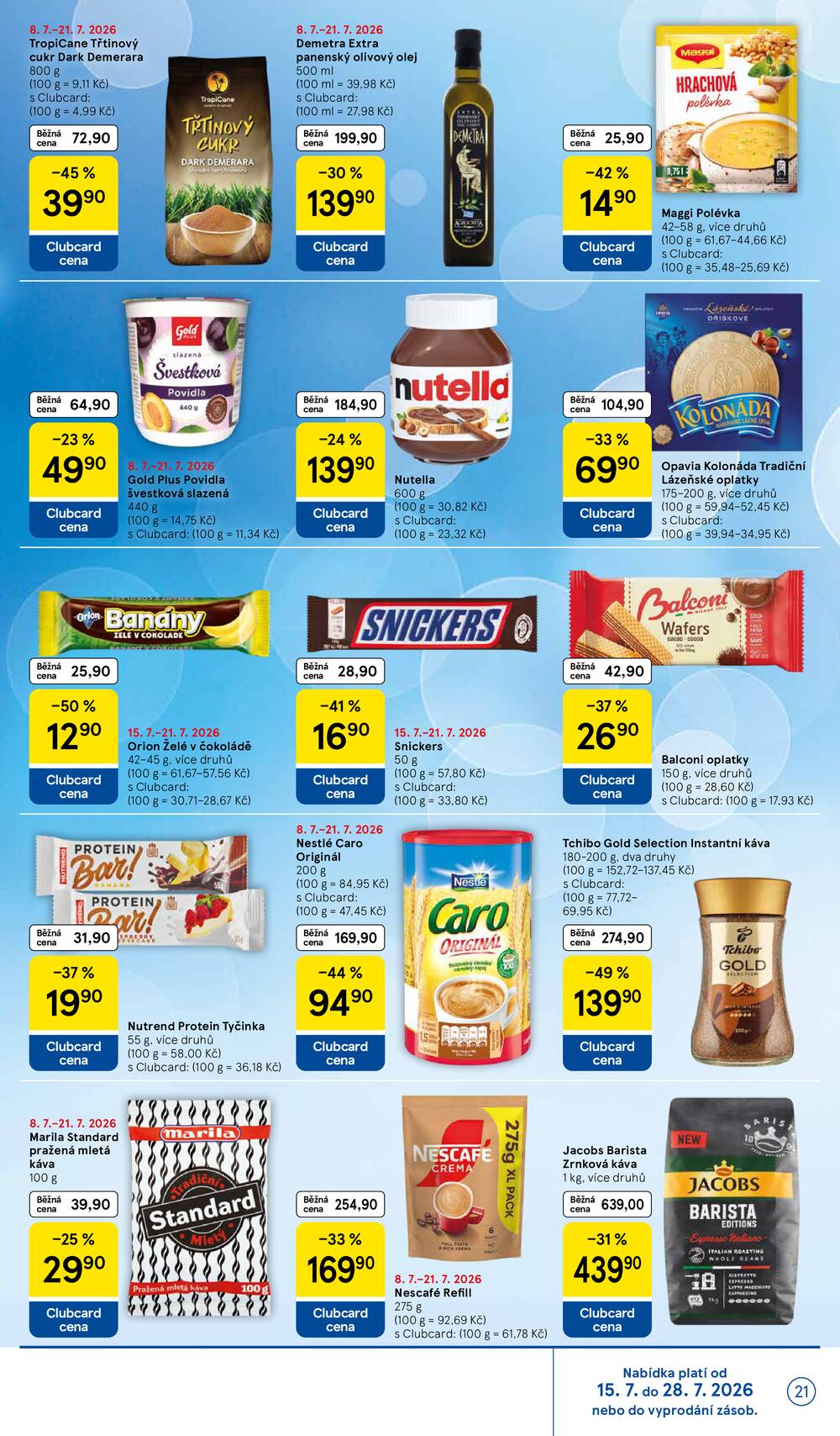 Tesco malé hypermarkety od 15.7. do 21.7.2026