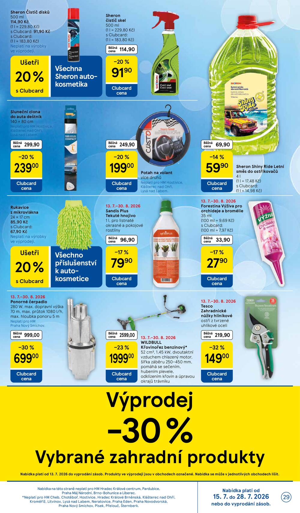 Tesco malé hypermarkety od 15.7. do 21.7.2026