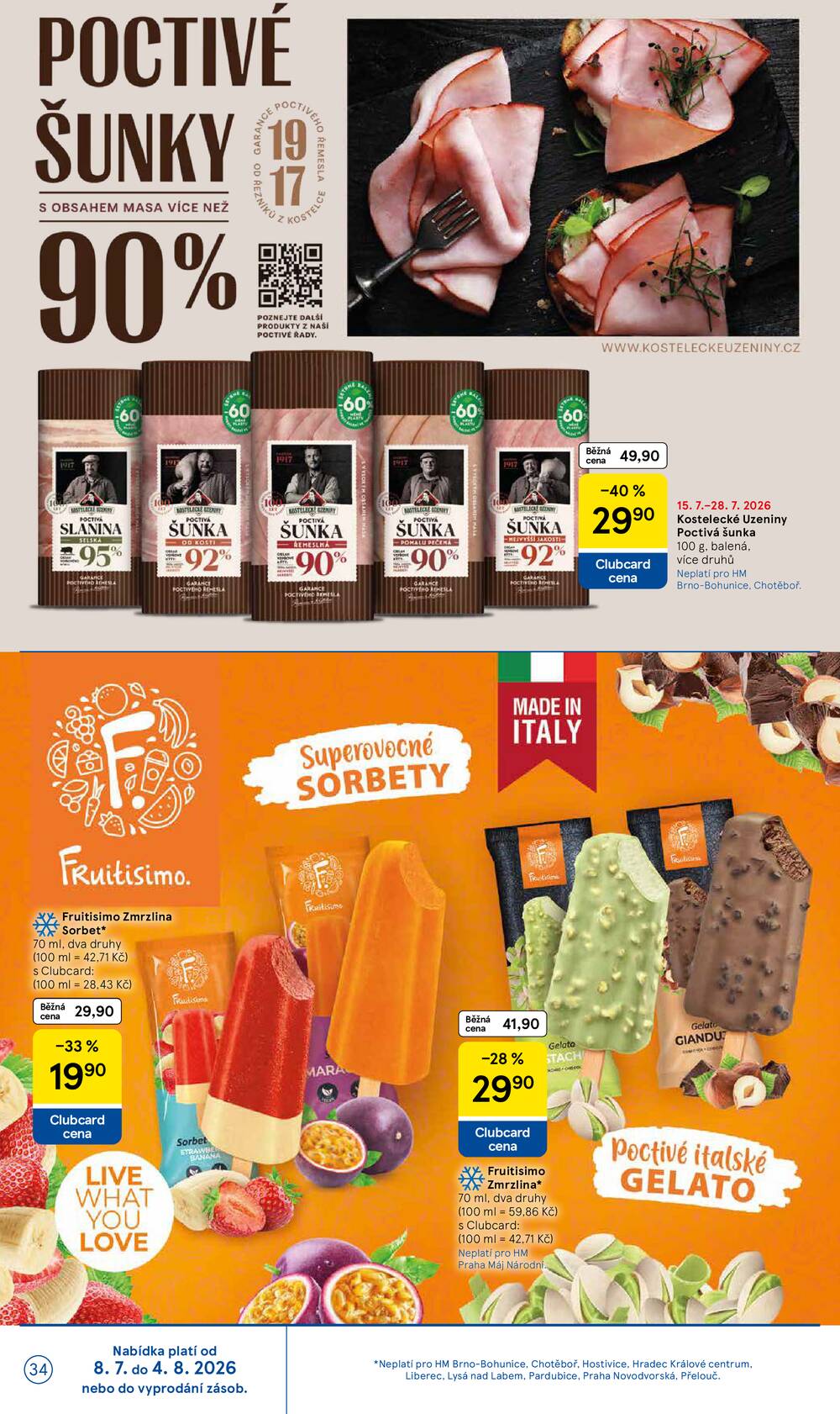 Tesco malé hypermarkety od 15.7. do 21.7.2026