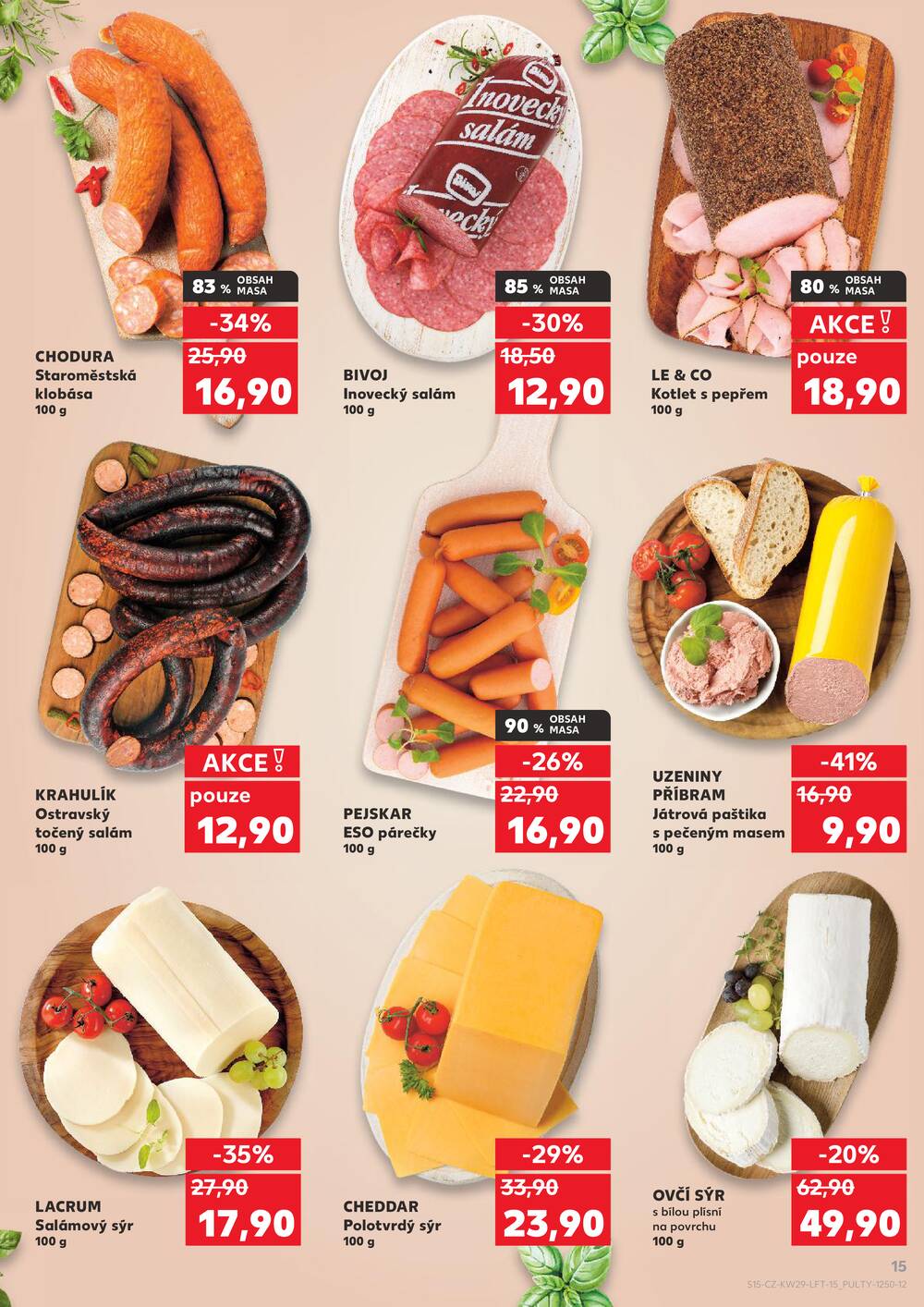 Leták Kaufland - Kaufland 15.7. - 21.7. - Kaufland - Praha 3 (Jarov) - strana 15 Leták Kaufland - Kaufland 15.7. - 21.7. - Kaufland - Praha 3 (Jarov) - strana 15