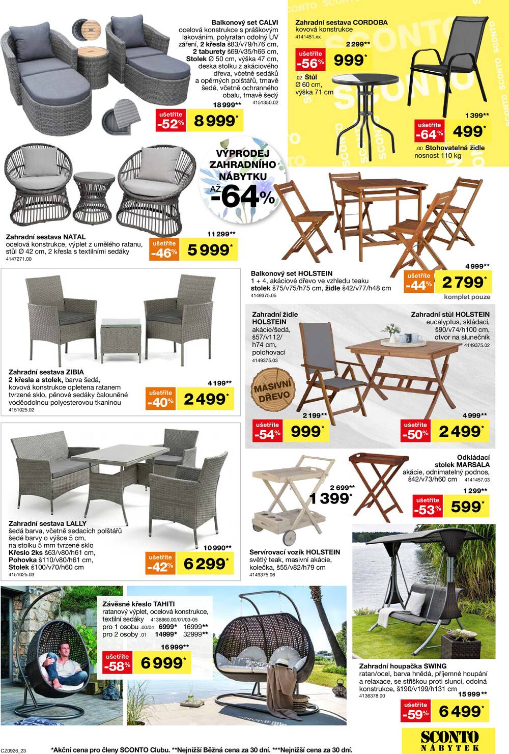 Leták SCONTO Nábytek - Sconto nábytek od 15.7. do 4.8.2026 - strana 23 Leták SCONTO Nábytek - Sconto nábytek od 15.7. do 4.8.2026 - strana 23