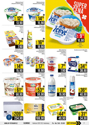 JIP Cash & Carry Brno, Praha, Ostrava, Jilemnice, Pardubice, Ostrava, Karlovy Vary, Olomouc a Zlín od 15.7. do 21.7.2026