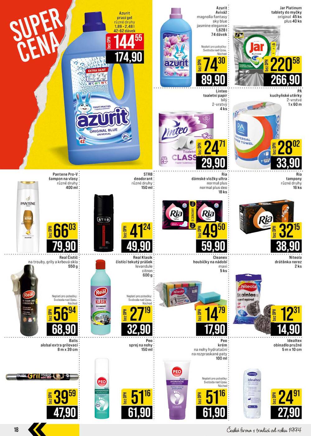 Leták JIP - JIP Cash & Carry České Budějovice, Most, Náchod, Polička, Sušice a Svoboda nad Úpou od 15.7. do 21.7.2026 - strana 18 Leták JIP - JIP Cash & Carry České Budějovice, Most, Náchod, Polička, Sušice a Svoboda nad Úpou od 15.7. do 21.7.2026 - strana 18