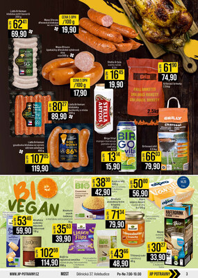 JIP Cash & Carry České Budějovice, Most, Náchod, Polička, Sušice a Svoboda nad Úpou od 15.7. do 21.7.2026