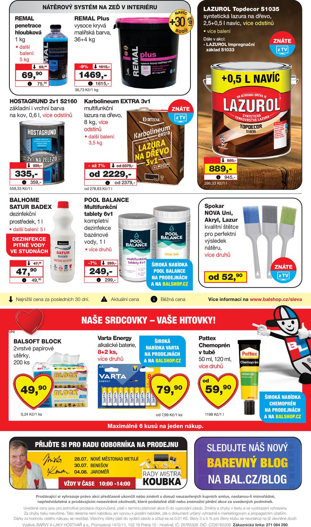 Barvy a laky drogerie od 18.7. do 14.8.2026