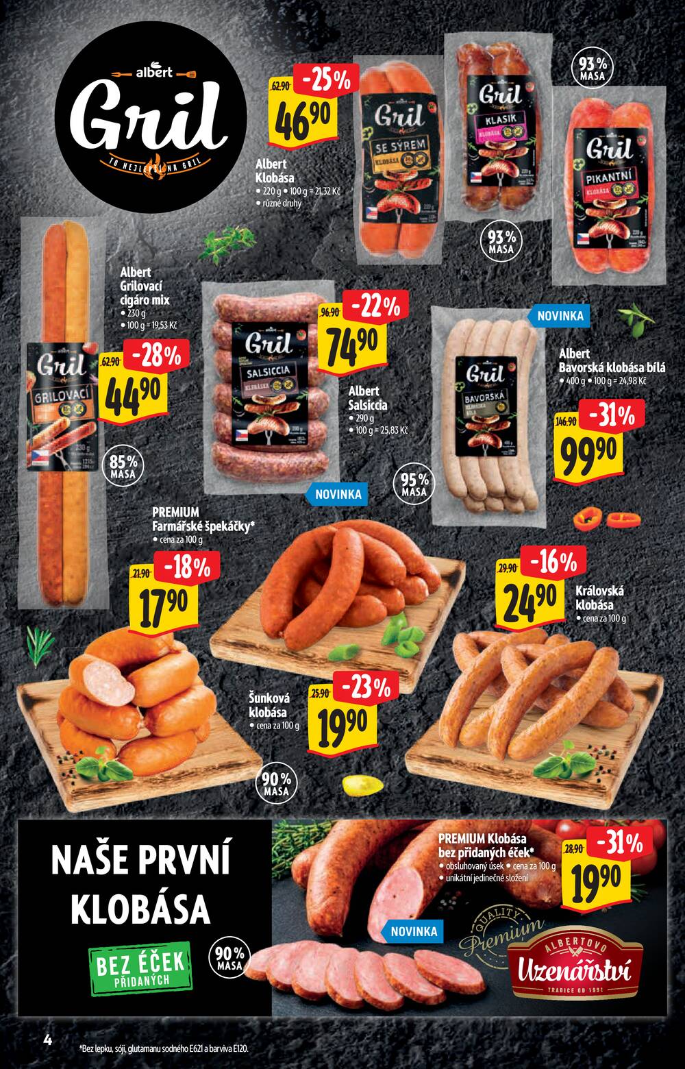 Leták Albert - Albert Hypermarket katalog Gril od 22.7. do 4.8.2026 - strana 4 Leták Albert - Albert Hypermarket katalog Gril od 22.7. do 4.8.2026 - strana 4