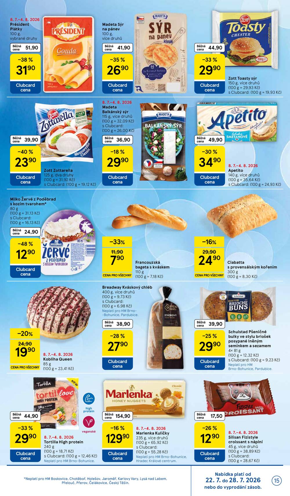 Leták Tesco - Tesco hypermarkety od 22.7. do 28.7.2026 - strana 15 Leták Tesco - Tesco hypermarkety od 22.7. do 28.7.2026 - strana 15