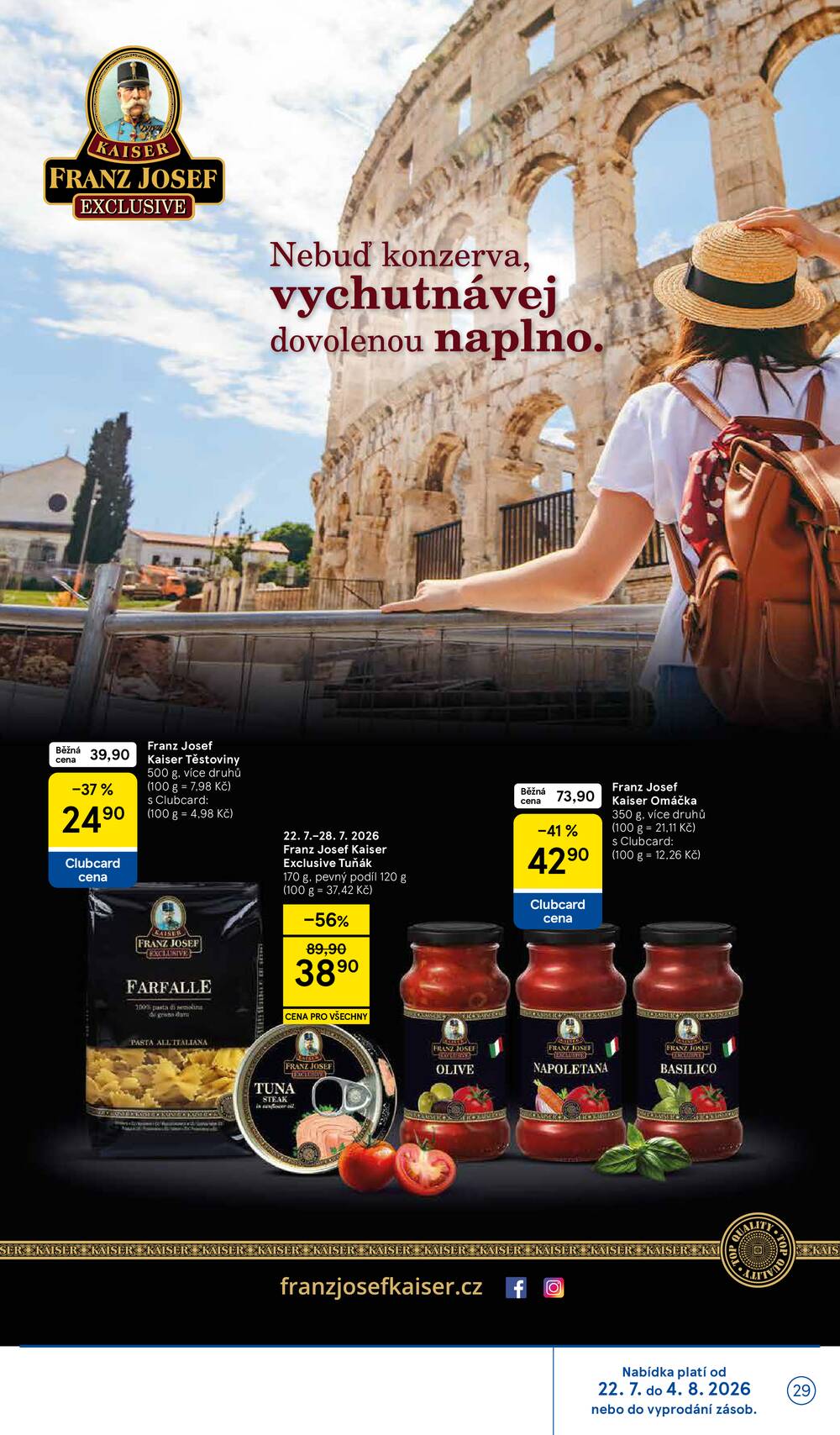 Tesco hypermarkety od 22.7. do 28.7.2026