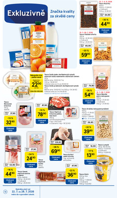 Tesco hypermarkety od 22.7. do 28.7.2026