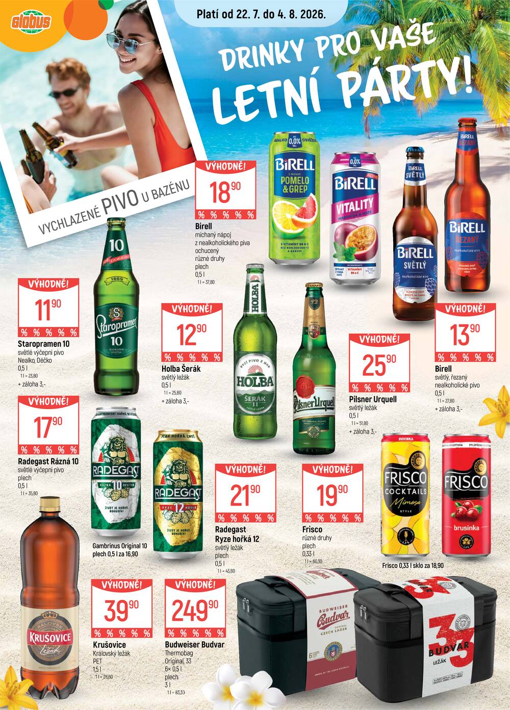 Leták Globus - Akční leták Globus 22.7. - 4.8.2026 - Globus Havířov - strana 1