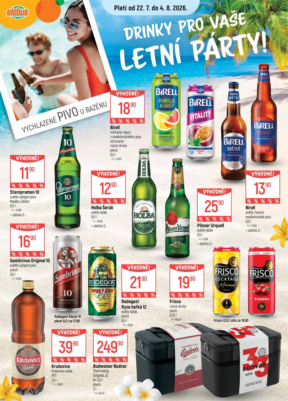 Leták Globus - Akční leták Globus 22.7. - 4.8.2026 - Globus Jenišov u Karlových Varů - strana 1 Leták Globus - Akční leták Globus 22.7. - 4.8.2026 - Globus Jenišov u Karlových Varů - strana 1