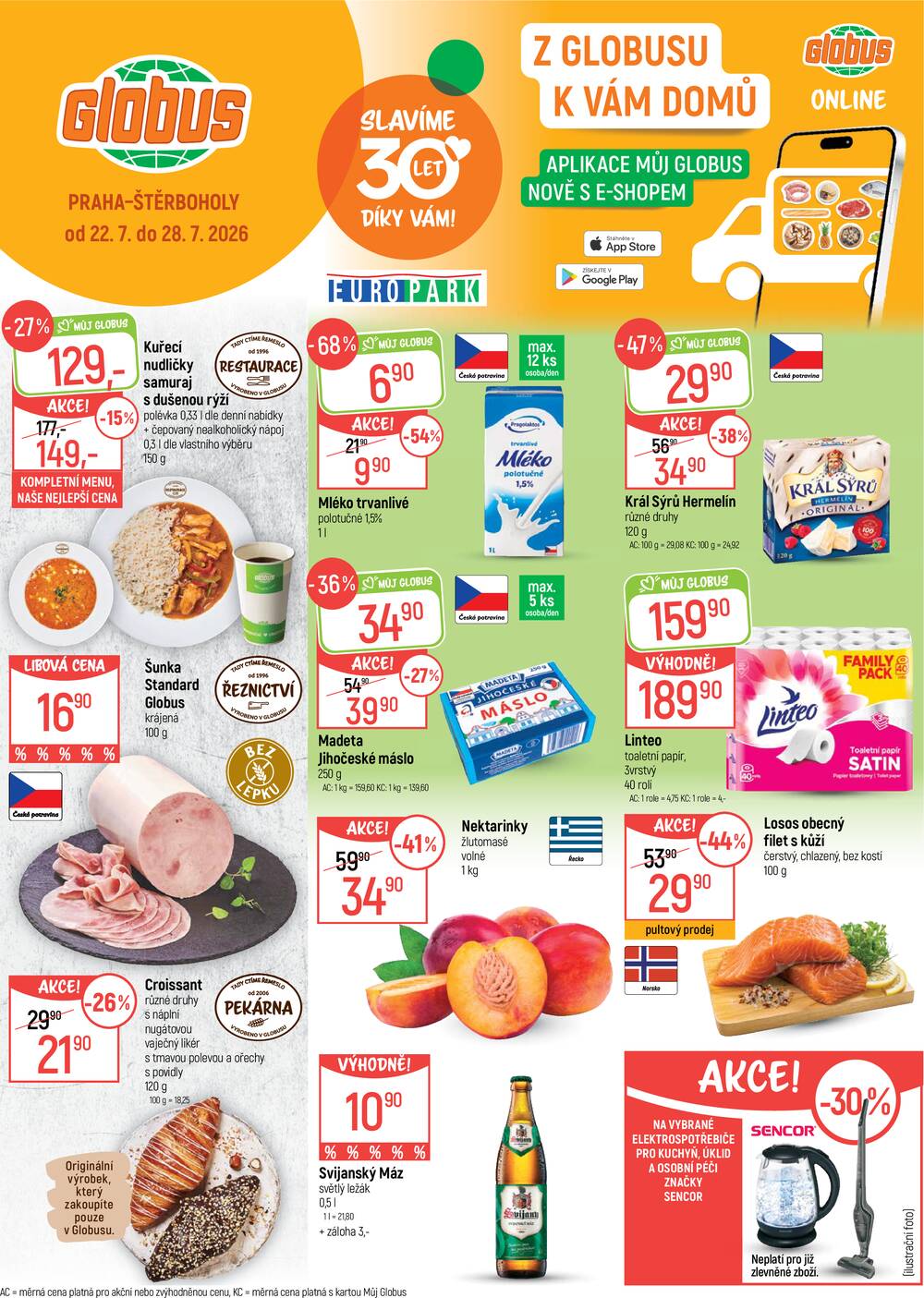 Leták Globus - Akční leták Globus 22.7. - 28.7.2026 - Globus Praha - Štěrboholy - strana 1 Leták Globus - Akční leták Globus 22.7. - 28.7.2026 - Globus Praha - Štěrboholy - strana 1