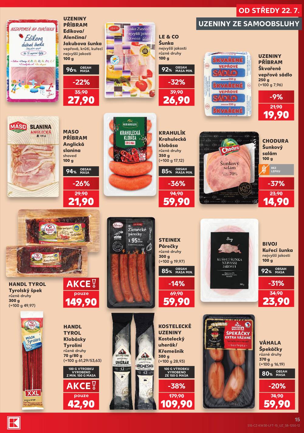 Kaufland 22.7. - 28.7. - Kaufland - Třinec - Lyžbice