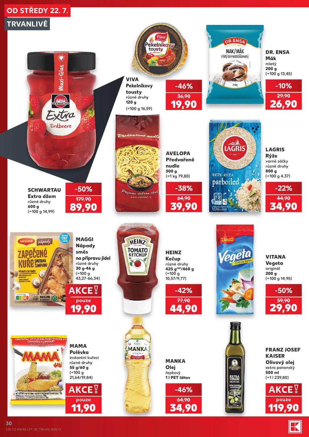 Kaufland 22.7. - 28.7. - Kaufland - Třinec - Lyžbice