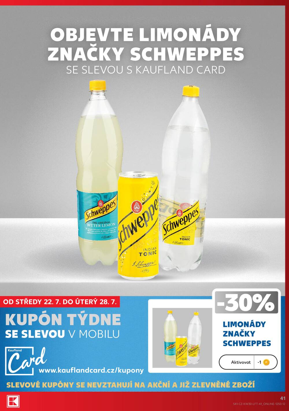 Leták Kaufland - Kaufland 22.7. - 28.7. - Kaufland - Chomutov - Otvice - strana 41