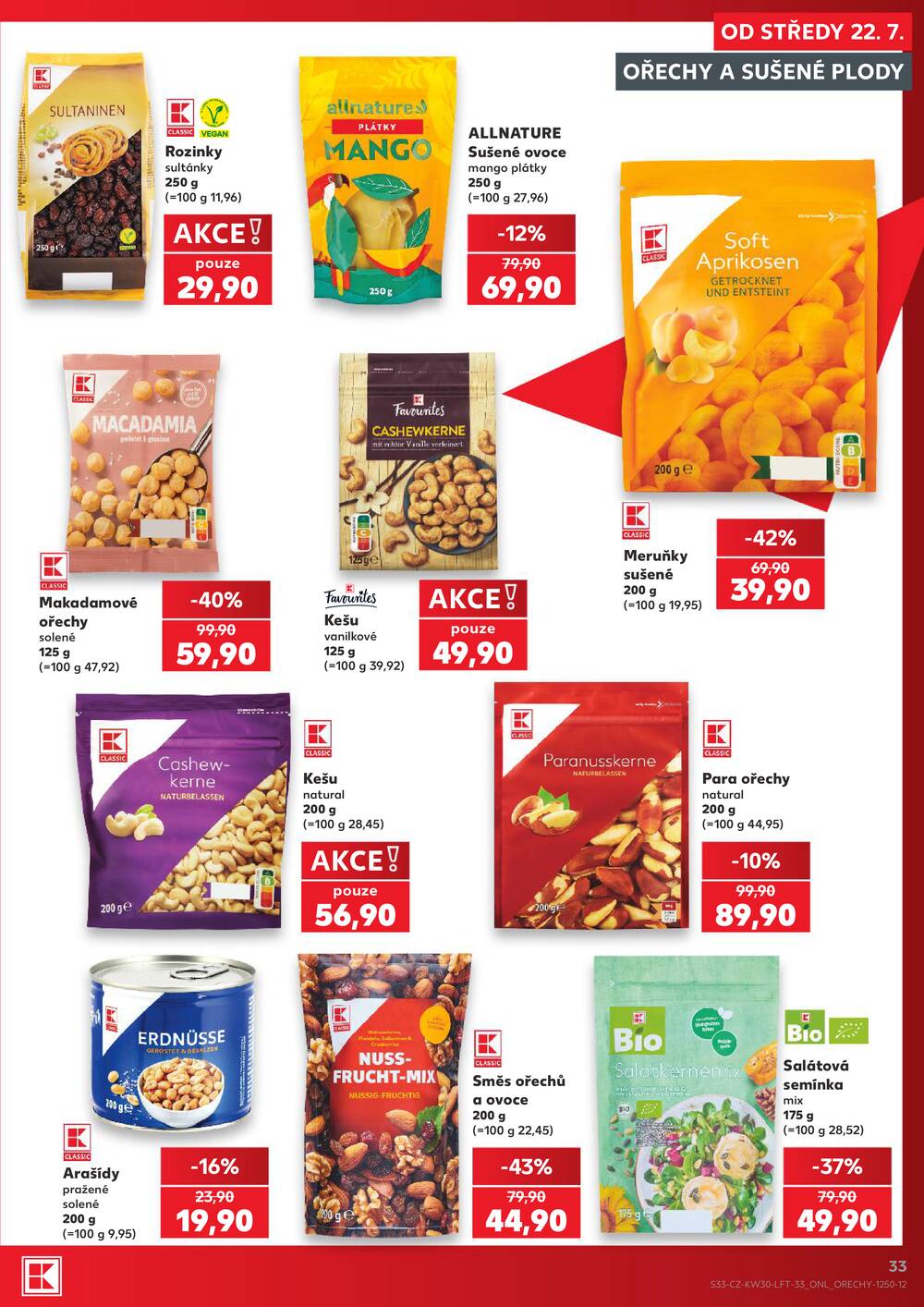 Leták Kaufland - Kaufland 22.7. - 28.7. - Kaufland - Sokolov - strana 33 Leták Kaufland - Kaufland 22.7. - 28.7. - Kaufland - Sokolov - strana 33